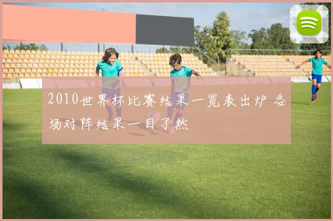 2010世界杯比赛结果一览表出炉 各场对阵结果一目了然